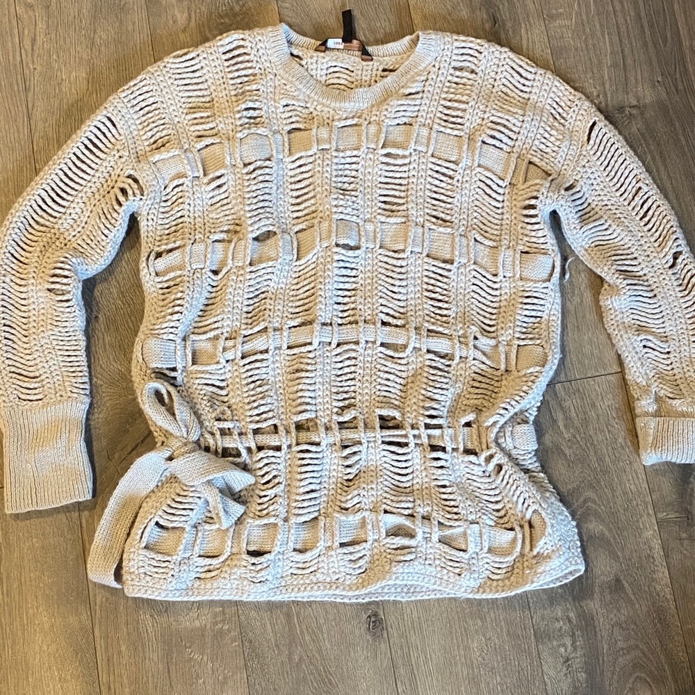 Cream sweater